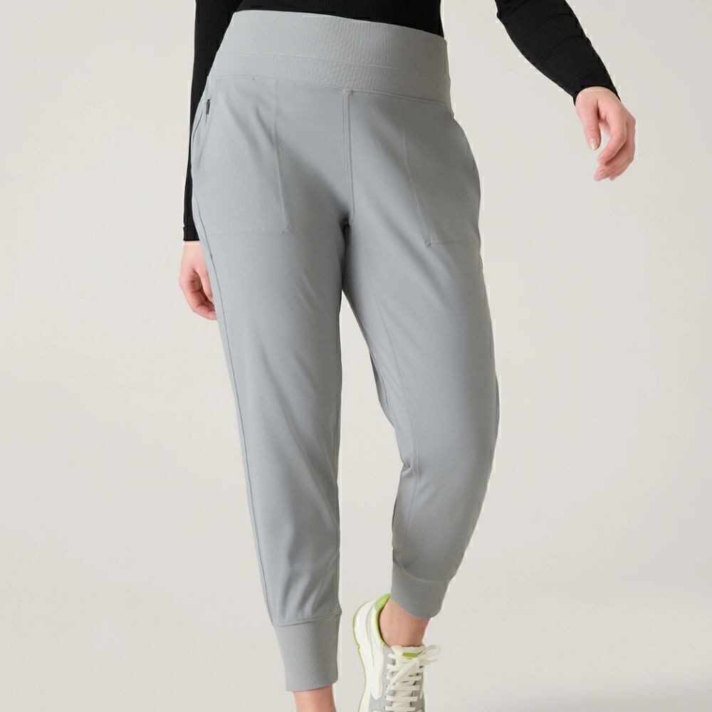 NWT Fabletics VENICE MID RISE JOGGER Size 1X Color: Storm Cloud